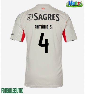 Benfica Antonio Silva #4 Bortatröja 2025-26 Kortärmad